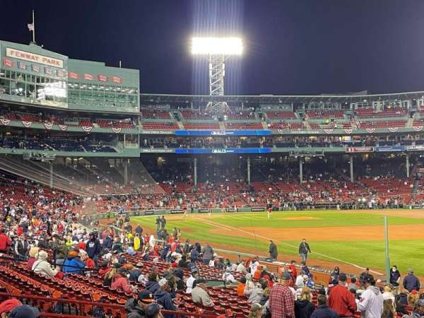 Fenway Park, section: Right Field Box 94, row: PP, seat: 24