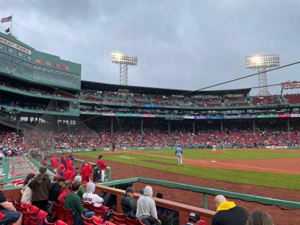 Fenway Park, section: Field Box 17, row: D, seat: 3-4