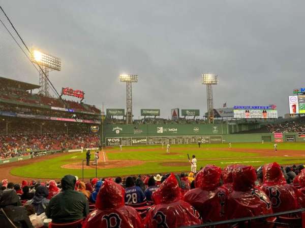 Fenway Park, section: Loge Box 124, row: AA, seat: 1