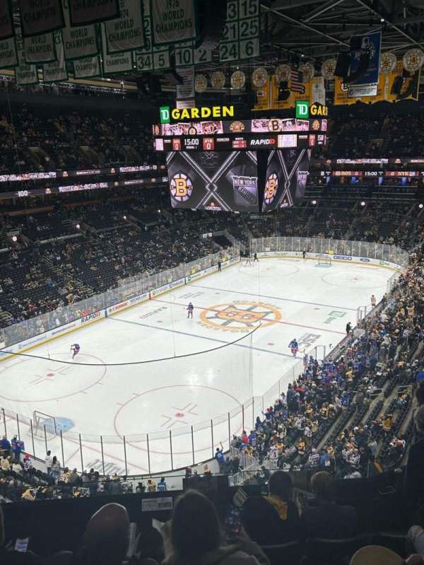 TD Garden, section: 306, row: 6, seat: 4