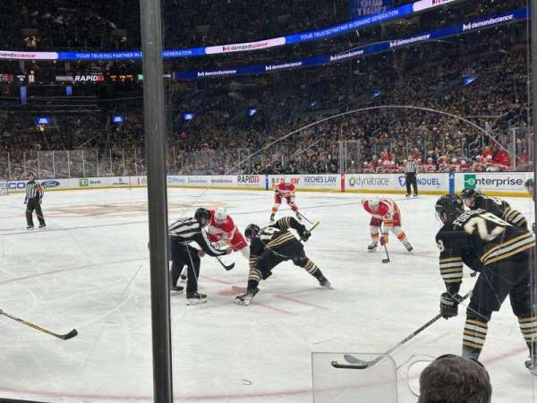 TD Garden, section: 8, row: 3, seat: 4