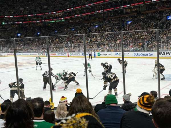 TD Garden, section: 19, row: 8, seat: 6
