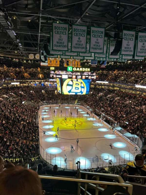 TD Garden, section: 310, row: 8, seat: 4