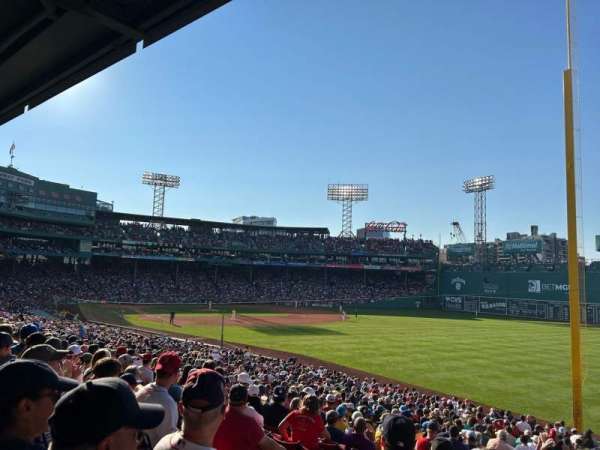 Fenway Park, section: Grandstand 7, row: 1, seat: 22