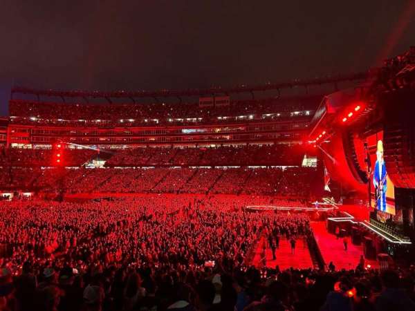 Gillette Stadium, section: 128, row: 26, seat: 23