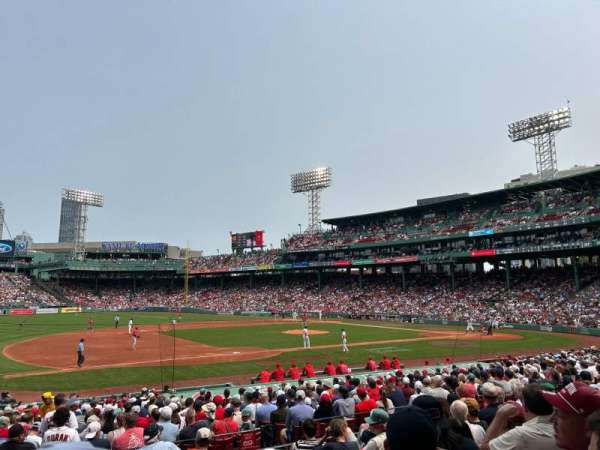 Fenway Park, section: Loge Box 155, row: HH, seat: 1