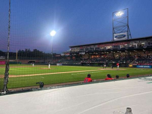 Delta Dental Stadium, section: 105, row: F, seat: 21