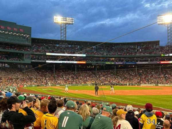 Fenway Park, section: Right Field Box 97, row: BB, seat: 11