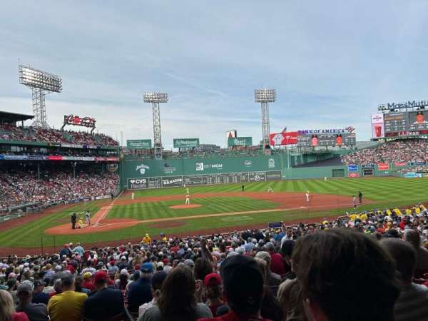 Fenway Park, section: Grandstand 17, row: 1, seat: 5