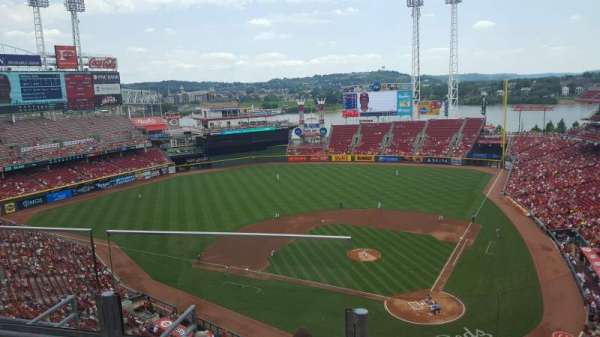 Great American Ball Park, section: 521, row: B, seat: 14