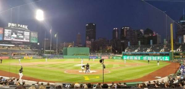 PNC Park, section: 117, row: A, seat: 1
