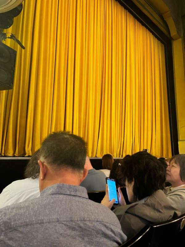 Fortune Theatre, section: Stalls, row: C, seat: 1