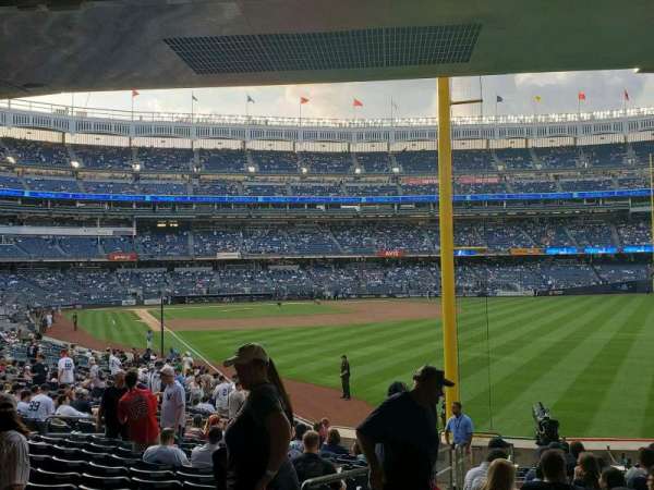 Yankee Stadium, section: 107, row: 16, seat: 18