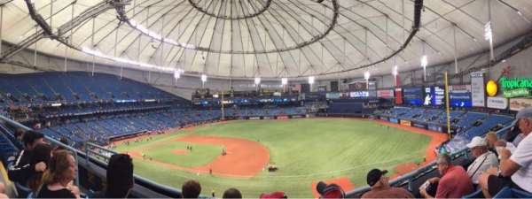 Tropicana Field, section: 316, row: C, seat: 6