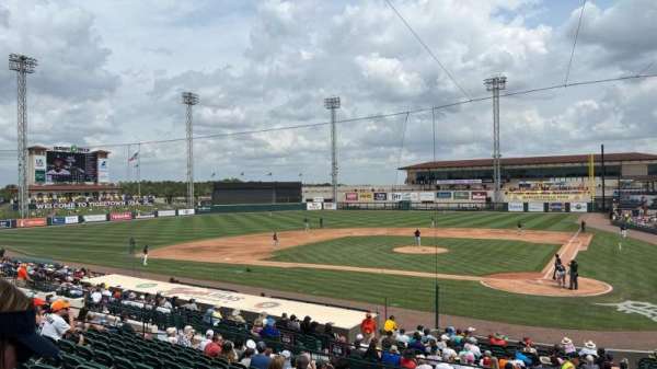 Joker Marchant Stadium, section: 209, row: M, seat: 1