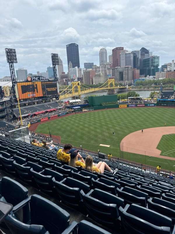 PNC Park, section: 322, row: P, seat: 1