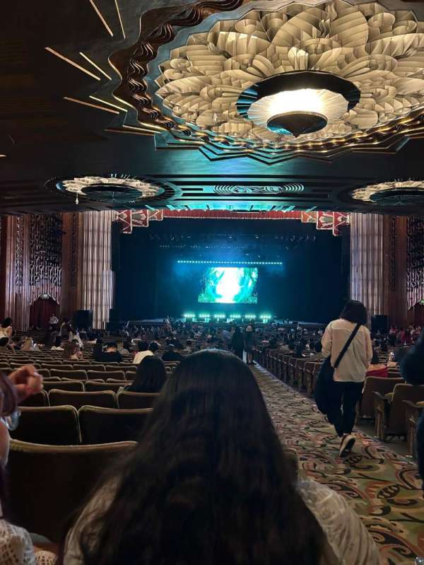 Paramount Theater, Oakland, section: Orchestra C, row: TT, seat: 101