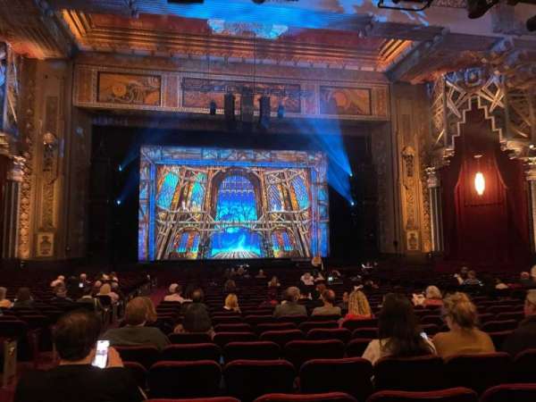 Hollywood Pantages Theatre, section: Orchestra C, row: NN, seat: 113-114