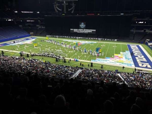 Lucas Oil Stadium, section: 437, row: 1, seat: 5