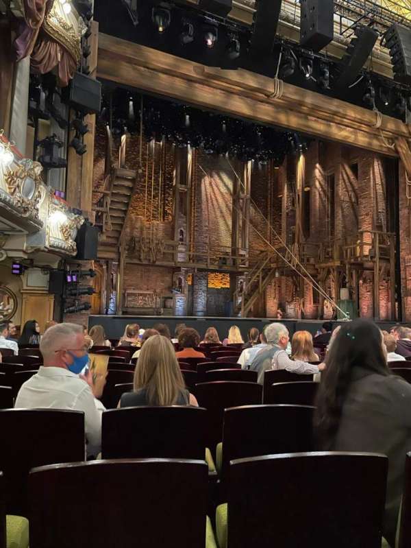 Victoria Palace Theatre, section: Stalls, row: M, seat: 38