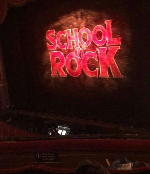 Palace Theatre, Manchester, section: Circle, row: D, seat: 6