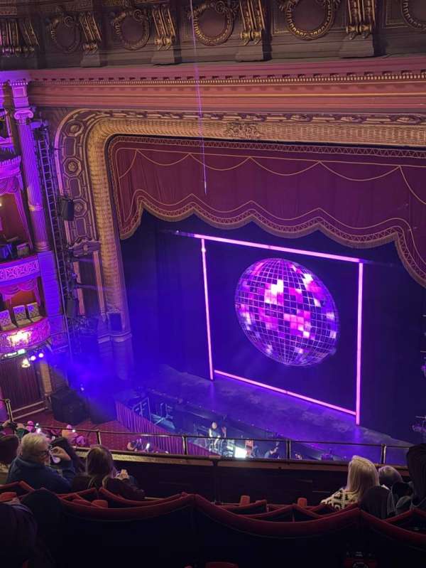 Palace Theatre, Manchester, section: Grand Tier, row: H, seat: 4