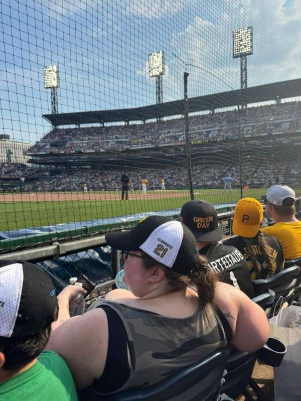 PNC Park, section: 27, row: B, seat: 8