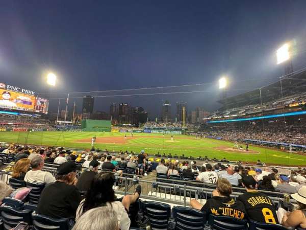 PNC Park, section: 121, row: D, seat: 7