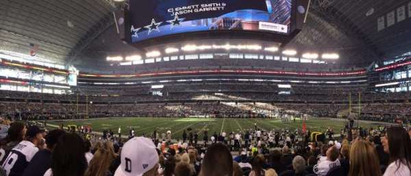 AT&T Stadium, section: C110, row: 8, seat: 11