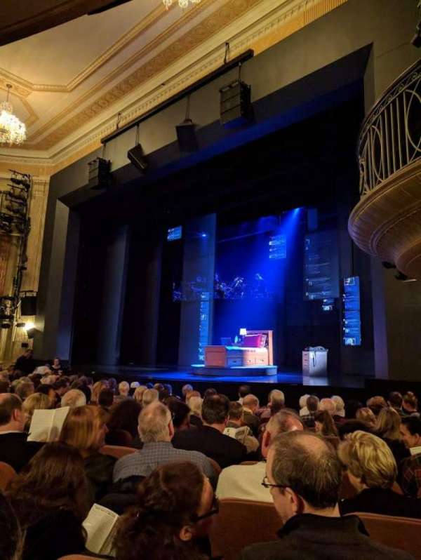 Music Box Theatre, section: Orchestra R, row: L, seat: 22