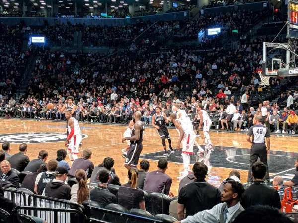 Barclays Center, section: 4, row: 5, seat: 1