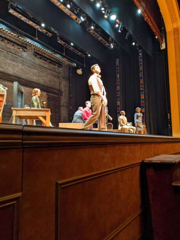 Todd Haimes Theatre, section: Orchestra L, row: A, seat: 5