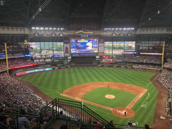 American Family Field, section: 424, row: 13, seat: 16