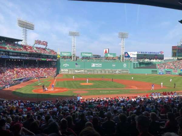 Fenway Park, section: Grandstand 17, row: 7, seat: 11