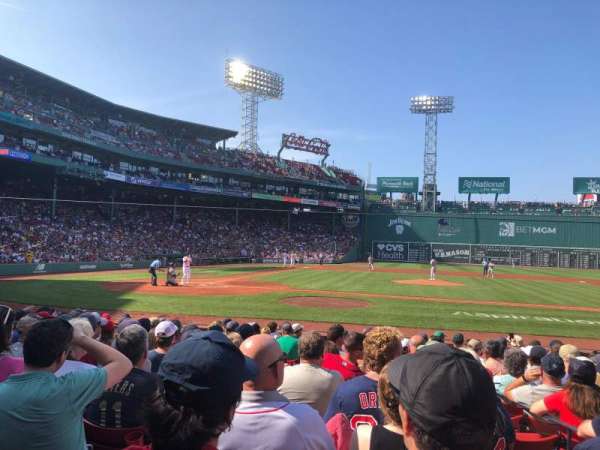 Fenway Park, section: Field Box 33, row: L, seat: 3