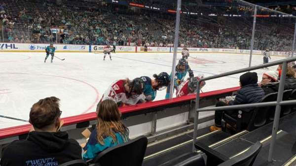 Prudential Center, section: 17, row: 2, seat: 1