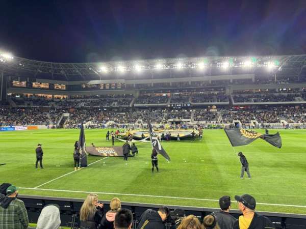 BMO Stadium, section: Figueroa Club A, row: F, seat: 2