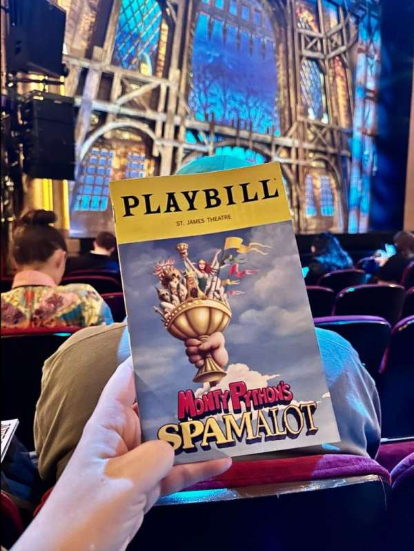 St. James Theatre, section: Orchestra L, row: G, seat: 13