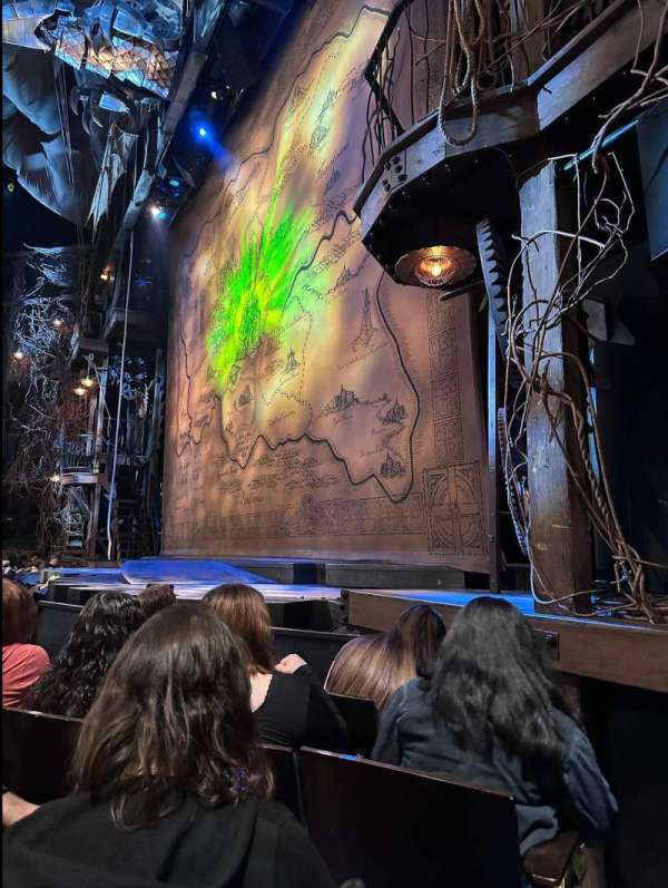 Gershwin Theatre, section: Orchestra R, row: EE, seat: 16