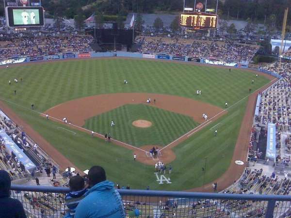 Dodger Stadium, section: top deck