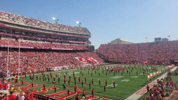 Memorial Stadium, Lincoln, section: 33, row: 21, seat: 18-20