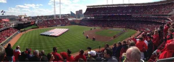 Great American Ball Park, section: 412, row: F, seat: 3