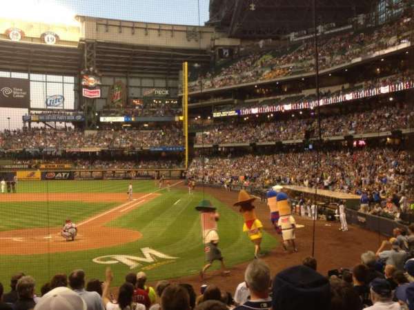 American Family Field, section: 119, row: 14, seat: 5