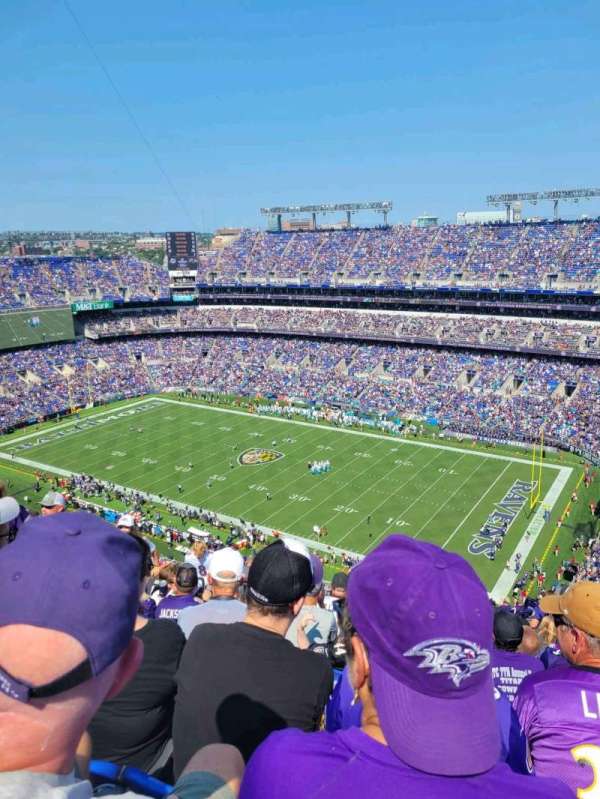 M&T Bank Stadium, section: 521, row: 26, seat: 12