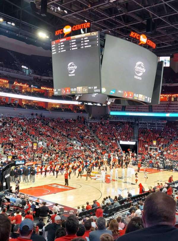 KFC Yum! Center, section: 109, row: Y, seat: 12