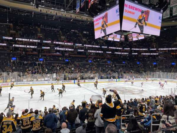 TD Garden, section: 14, row: 15, seat: 7
