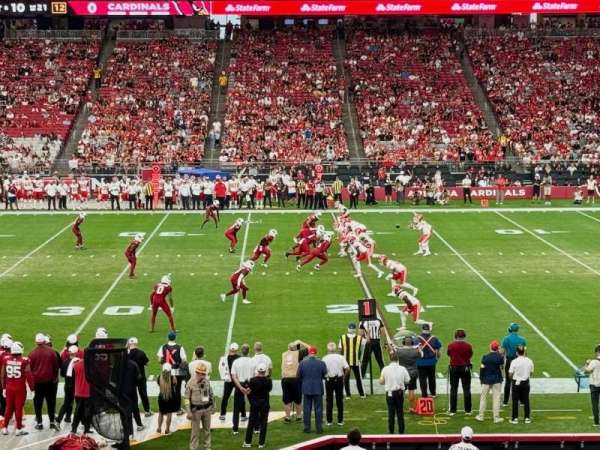 State Farm Stadium, section: 106, row: 26, seat: 11