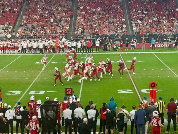 State Farm Stadium, section: 106, row: 26, seat: 11
