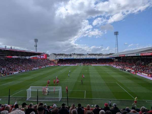Pittodrie Stadium, section: RD Rear 3, row: W, seat: 52