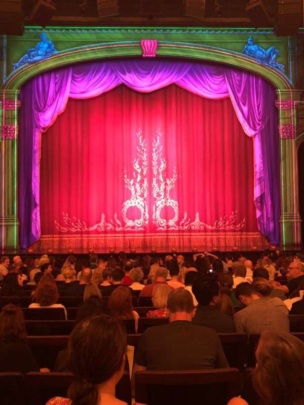 Hudson Theatre, section: Orchestra C, row: O, seat: 109